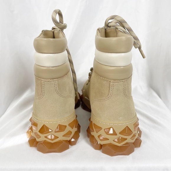 Jimmy Choo x Diamond Hike Barley Crosta Suede Hiking Boot Sneaker Tan Casual - Picture 7 of 12